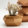 GEO Vase • Hardwood Tabletop Decor | Home Gifts • Holiday Gi | Vases & Vessels by JOHI. Item made of wood
