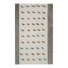 Vintage Aubusson Butterfly Pattern Kilim Rug - Embroided | Runner Rug in Rugs by Vintage Pillows Store. Item composed of cotton and fiber