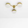 Celeste Epiphany | Flush Mounts by DESIGN FOR MACHA. Item composed of brass & glass