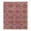 Classic Handwoven Pastel Pale Color Diamond Pattern Turkish | Area Rug in Rugs by Vintage Pillows Store. Item composed of cotton and fiber