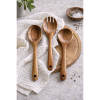 Tulum Teak Wooden Salad Serving Set - 3 Piece | Cooking Utensil in Utensils by Busa Designs