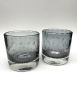 Gray Bubble Bourbon Glass | Drinkware by Tucker Glass and Design`