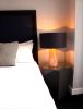 SERAFINA Lamp· Rose Quartz+Charcoal+Copper | Table Lamp in Lamps by LUMi Collection. Item composed of copper and glass