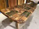 Luxury Dining Table - Epoxy Table - Modern Forest Table | Tables by Tinella Collection. Item in contemporary or country & farmhouse style