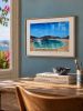Solitude – Original Contemporary Naxos Seascape Acrylic Painting | Oil And Acrylic Painting in Paintings by Eman's Gallery