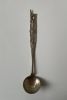 Latin American Antique Folk Art Engraved Spoon | Utensils by OWO Ceramics. Item composed of metal