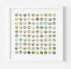 One Hundred Vintage Encyclopedia Dots Collage | Paintings by Amelia Coward
