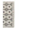 Vintage Oriental Floral Embroidery Jajim Kilim Rug | Area Rug in Rugs by Vintage Pillows Store. Item composed of wool & fiber