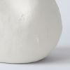 Alexis Porcelain Hand-crafted White Vase | Vases & Vessels by Vivee Home