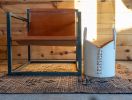 12in Leather Basket | Storage Basket in Storage by Harrow and Sickle Leather Design
