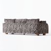Miles Sofa Zebra | Work by District Loom