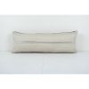 Ethnic Striped Turkish Lumbar Kilim Pillow Cover, Geometric | Cushion in Pillows by Vintage Pillows Store. Item composed of cotton