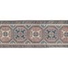 1970s Faded Turkish Oushak Runner Rug - Hallway Carpet | Rugs by Vintage Pillows Store. Item made of wool with fiber