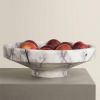 White Lilac Marble  Bowl | Water Fixtures by AYMARBLEDESIGN LLC