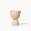 Stoneware Stacked Planters | Vases & Vessels by Franca NYC. Item made of stoneware compatible with boho and minimalism style