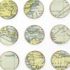 Eighty One Continuous World Map Dots Collage | Paintings by Amelia Coward
