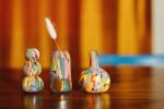 Glass Blown Rainbow Mini Vase | Vases & Vessels by Maria Ida Designs. Item made of glass