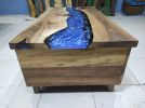 Epoxy Resin  Drawer Table, Luxury Sitting Groups | Dining Table in Tables by LuxuryEpoxyFurniture. Item composed of wood and synthetic