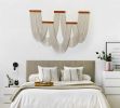 Handwoven Boho Chic Wall Hanging - Textured Fiber Art Décor - Modern Home Accent | Macrame Wall Hanging in Wall Hangings by RavaTapestryArt