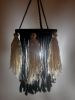 Macrame Ghost Lampshade | Chandeliers by Got A Knot. Item made of cotton