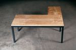 Straight Edge Maple "L" Desk | Tables by Urban Lumber Co.. Item composed of wood