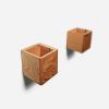 Diamond Self-Watering, Wall-Mounted Planter | Vases & Vessels by Formr. Item composed of wood