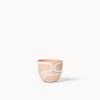 Blush Outline Planters | Vases & Vessels by Franca NYC. Item composed of ceramic in boho or minimalism style