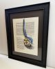 Long Neck Garlic & Steel C Channel Frame | Watercolor Painting in Paintings by Grange Home. Item made of steel with paper works with contemporary & industrial style