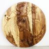Haussmann® Wood Herons Round 30 in DIA Clear Oil | Engraving in Art & Wall Decor by Haussmann®