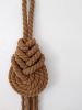 THE PIPA Small Modern Macrame Wall Hanging in Camel/Brown | Wall Hangings by Damaris Kovach