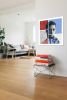 unfixed#5 - A - 84x84cm | Prints in Paintings by Paola Bazz