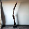 Tall Driftwood Art Sculpture "Lanky Planky" | Sculptures by Sculptured By Nature  By John Walker. Item made of wood works with minimalism style