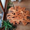 Burl Wood Coffee Table | Tables by Ironscustomwood. Item made of wood