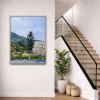 Oleander Drive, Ashgrove | Oil And Acrylic Painting in Paintings by Meredith H. Item composed of canvas in contemporary or country & farmhouse style