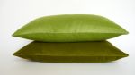 apple green velvet pillow case // green velvet cushion case | Pillows by velvet + linen
