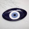 Nazar Evil Eye Oval Tray | Decorative Tray in Decorative Objects by Melike Carr