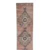 Neutral Colors Rug Runner, Muted Soft Colors Authentic Stair | Runner Rug in Rugs by Vintage Pillows Store. Item made of cotton & fiber