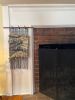lime green neutral brown knotted weaving | Tapestry in Wall Hangings by Wolfpit Studio. Item made of wood with cotton works with boho & contemporary style