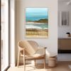 Uneven Ground II Art Print - Textured Coastal Landscape | Prints in Paintings by Lara Eckerman Art