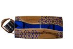 Honeycomb Epoxy Table - Blue Resin Table - River Table | Dining Table in Tables by Tinella Collection. Item composed of walnut and synthetic in contemporary or art deco style