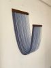 Boho Dip-Dyed Tapestry - Handwoven Wall Hanging for Bohemian Home Decor | Macrame Wall Hanging in Wall Hangings by RavaTapestryArt