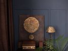 Wabi-Sabi 3D Textured Wall Art - Brown and Rust Gold Artwork | Oil And Acrylic Painting in Paintings by Berezart. Item made of canvas works with minimalism & japandi style