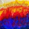 Euphoria – Contemporary Colourful Abstract Fluid Acrylic Painting | Oil And Acrylic Painting in Paintings by Eman's Gallery