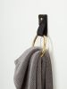 Small Wide Leather Wall Strap [Flag End] | Storage by Keyaiira | leather + fiber | Artist Studio in Santa Rosa. Item made of leather