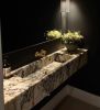 Modern -Minimalist Design Calacatta Viola Marble Sink :A Unique Work of Art for Your Bathroom | Water Fixtures by AYMARBLEDESIGN LLC