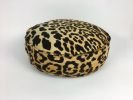 leopard round pillow // round velvet pillow // round box | Pillows by velvet + linen