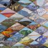 Mountain Patchwork | Collage in Paintings by Amelia Coward