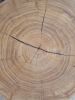 PRIMITIF side table or stool | Tables by VANDENHEEDE FURNITURE-ART-DESIGN. Item composed of wood and stone in boho or japandi style