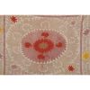 Embroidered Pink Suzani Table Cover, Vintage Pink Old | Table Runner in Linens & Bedding by Vintage Pillows Store. Item made of cotton