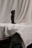Female Torso Sculpture - Black | Sculptures by dellsculpture